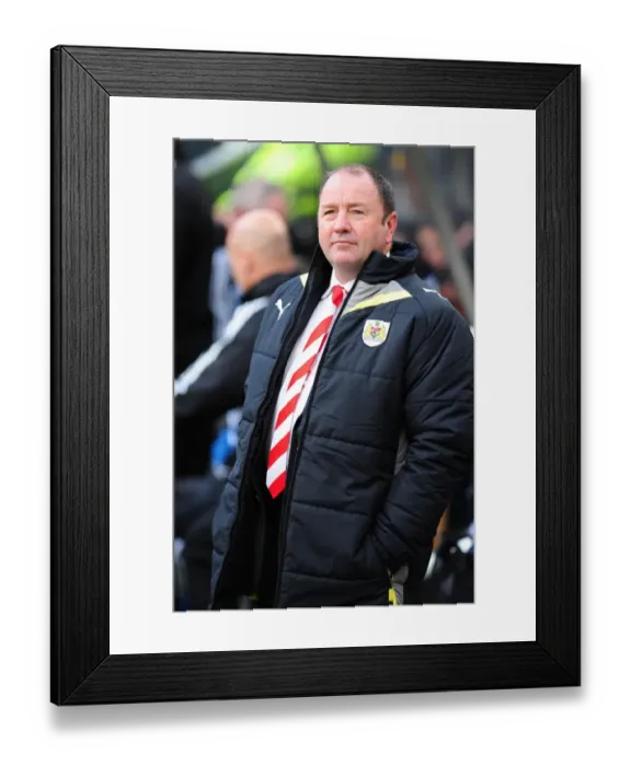 Framed Print : Clash of Titans: Newcastle United vs. Bristol City - Season 09-10
