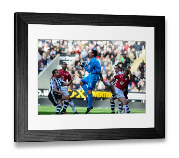 Framed Print : Steve Harper catches