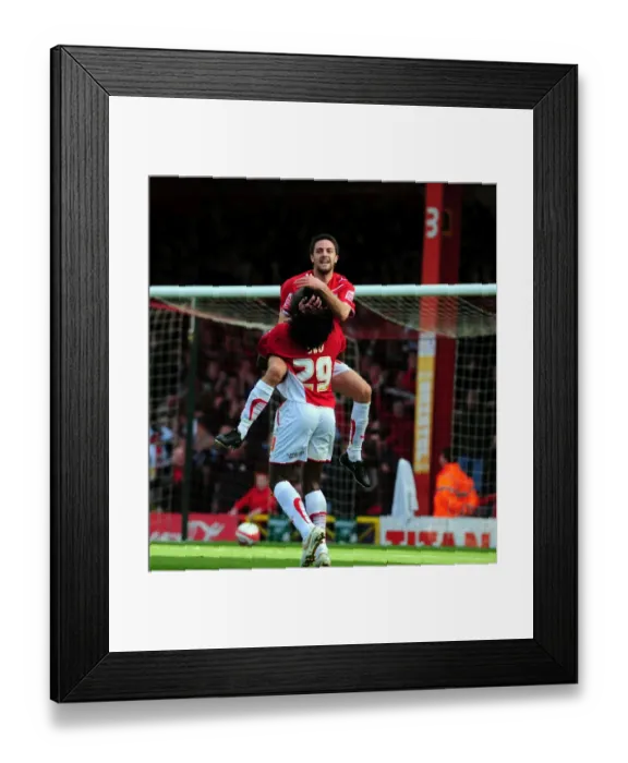 Framed Print : Bristol City vs. Peterborough United: A Football Rivalry from the 09-10 Season