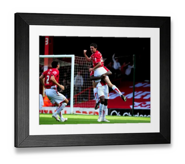 Framed Print : Bristol City vs Peterborough United: A Football Rivalry - Season 09-10