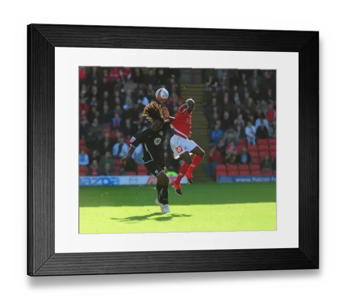 Framed Print : A Football Rivalry: Bristol City vs. Barnsley - Season 09-10