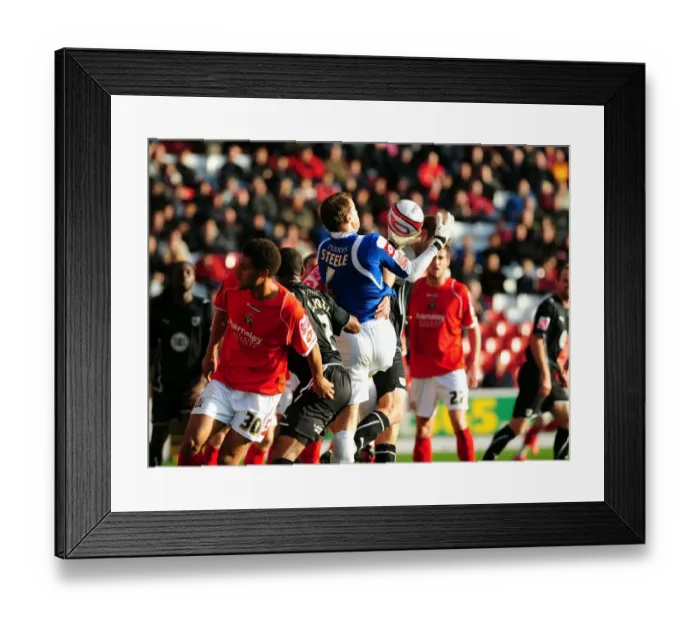 Framed Print : A Football Rivalry: Barnsley vs. Bristol City - Season 09-10
