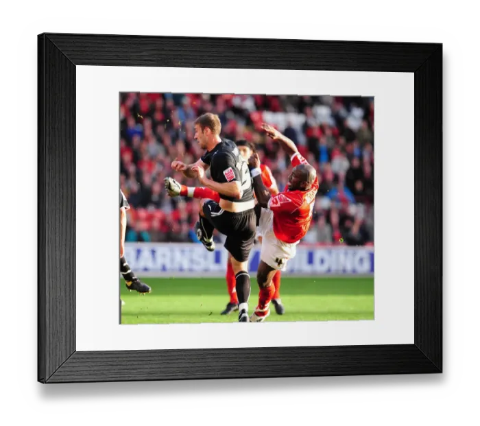 Framed Print : Bristol City vs. Barnsley: A Football Rivalry - Season 09-10