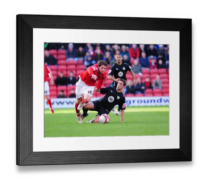 Framed Print : Bristol City vs. Barnsley: A Football Rivalry - Season 09-10