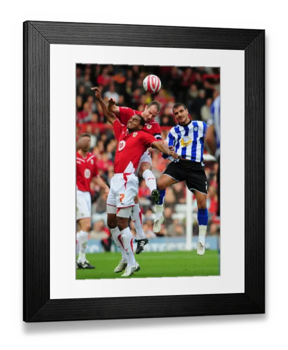Framed Print : A Clash of First Teams: Bristol City vs Sheffield Wednesday - Season 09-10 Framed Print : A Clash of First Teams: Bristol City vs Sheffield Wednesday - Season 09-10