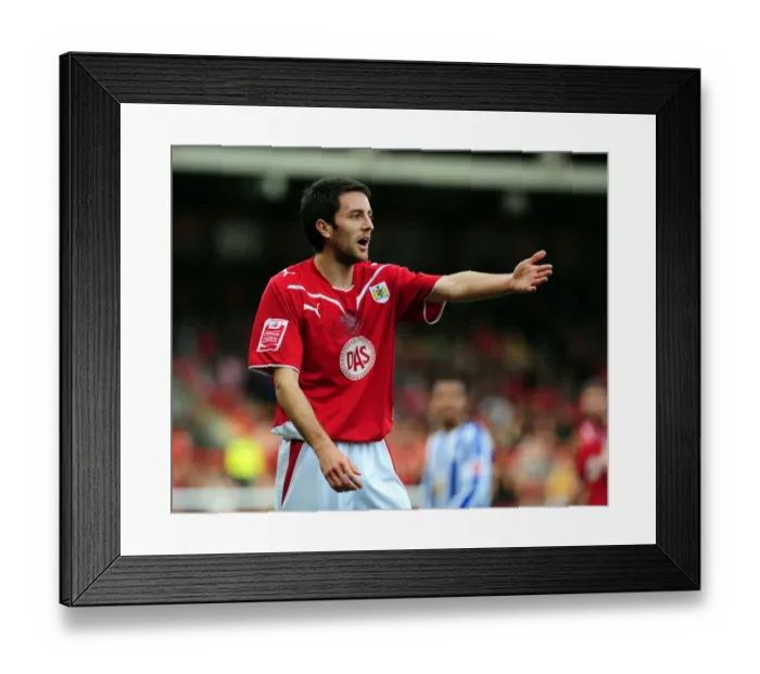 Framed Print : Bristol City vs Sheffield Wednesday: A Football Showdown - Season 09-10