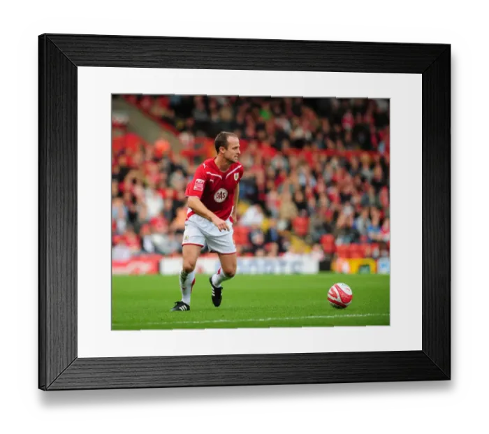 Framed Print : Bristol City vs Sheffield Wednesday: A Football Rivalry Unfolds - Season 09-10