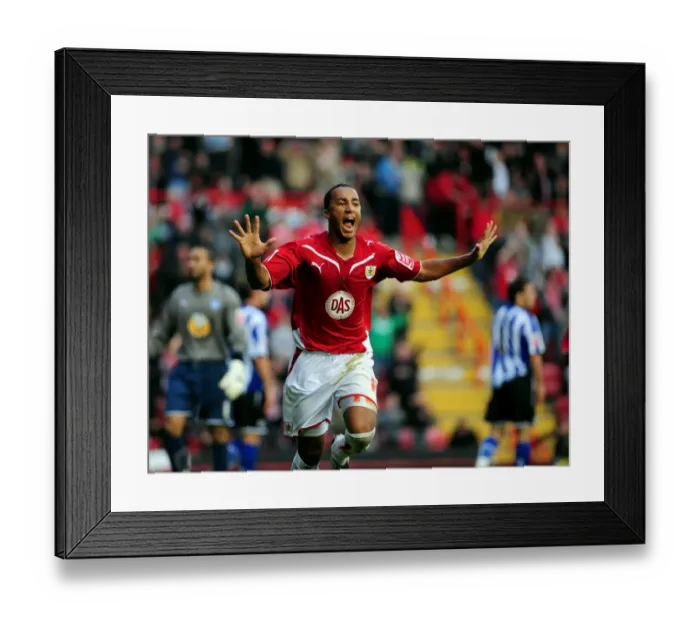 Framed Print : Bristol City vs Sheffield Wednesday: A Football Rivalry Unfolds - Season 09-10 Showdown Framed Print : Bristol City vs Sheffield Wednesday: A Football Rivalry Unfolds - Season 09-10 Showdown