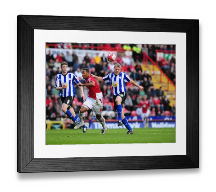 Framed Print : Bristol City vs Sheffield Wednesday: A Football Rivalry (Season 09-10)