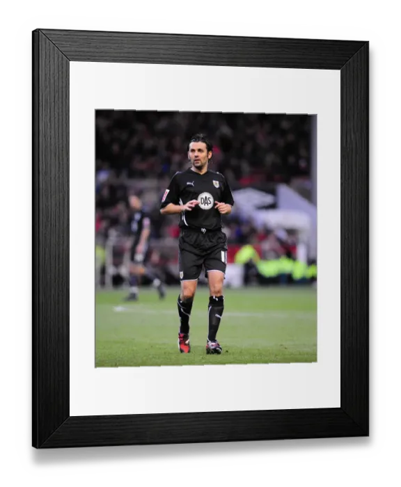 Framed Print : The Clash of Titans: Nottingham Forest vs. Bristol City (Season 09-10)