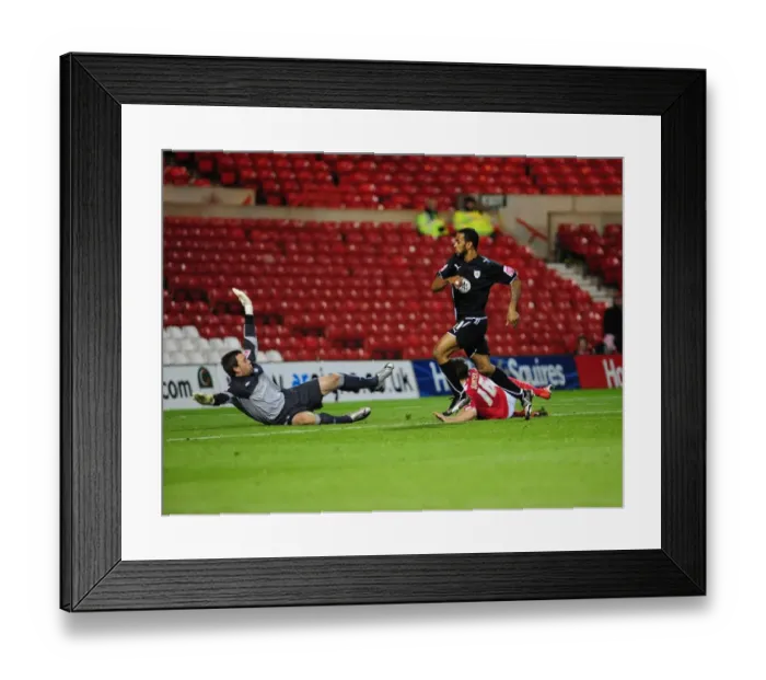 Framed Print : Danny Haynes equalises late