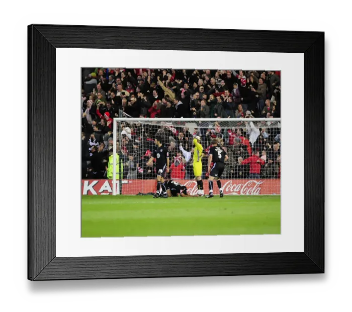 Framed Print : The Clash of Titans: Nottingham Forest vs. Bristol City - Season 09-10
