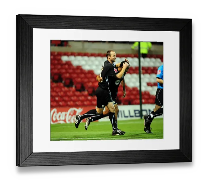 Framed Print : The Epic Clash: Nottingham Forest vs. Bristol City - Season 09-10