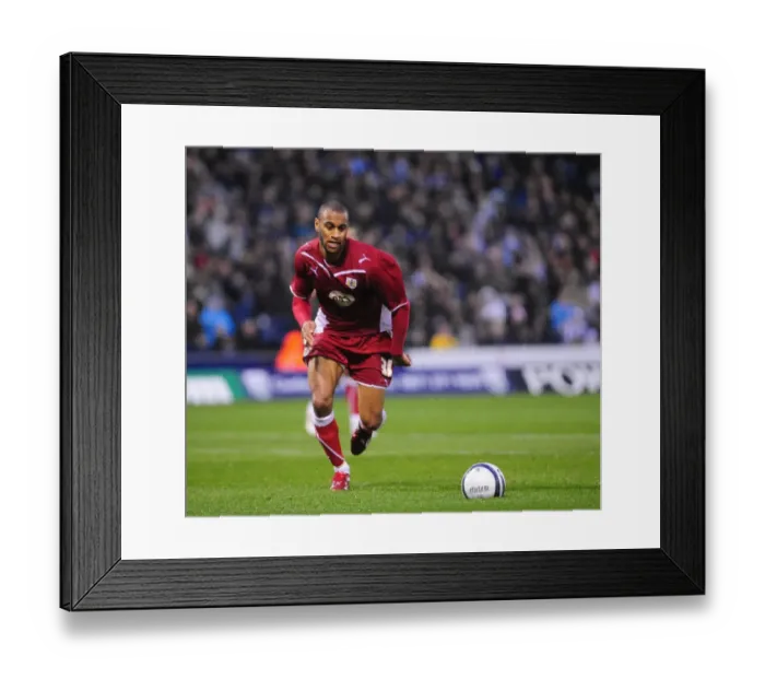 Framed Print : The Clash of the Championship Contenders: West Brom vs. Bristol City - Season 09-10 Football Rivalry