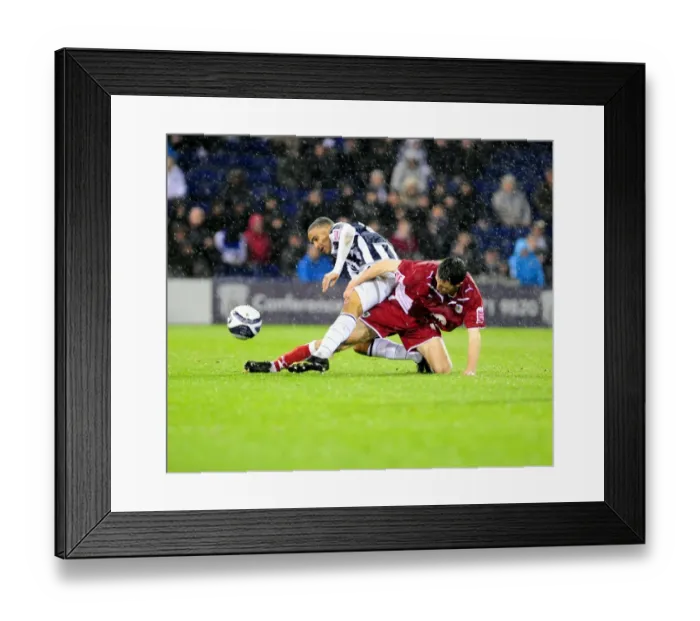 Framed Print : Battle of the Fields: West Brom vs. Bristol City (Season 09-10)