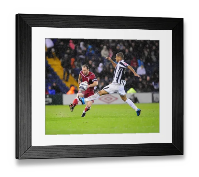 Framed Print : Battle of the Fields: West Brom vs. Bristol City - Season 09-10 Football Rivalry: West Brom vs. Bristol City