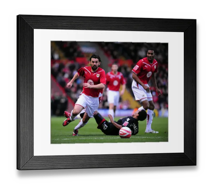 Framed Print : Bristol City vs Sheffield United: A Football Rivalry - Season 09-10