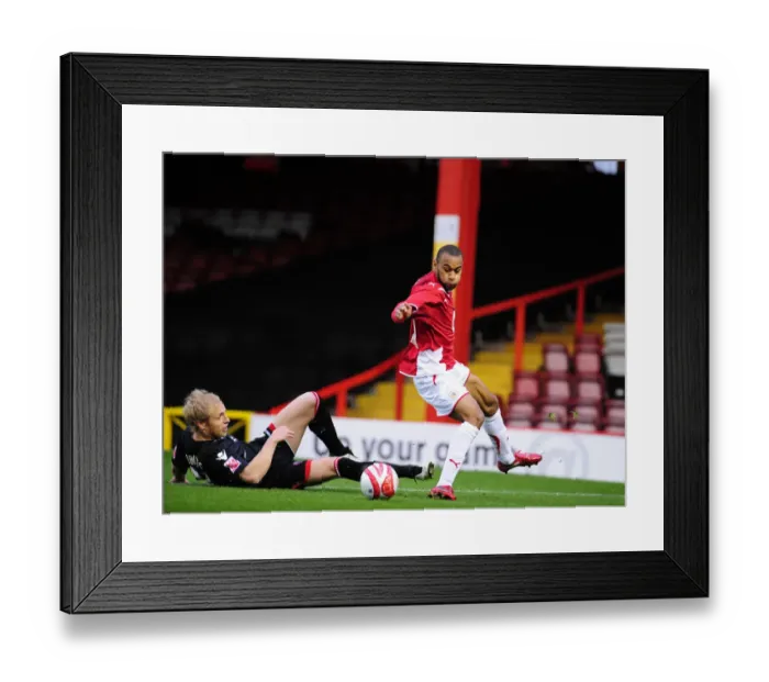 Framed Print : Bristol City vs Sheffield United: A Football Rivalry Unfolds - 09-10 Season Showdown Framed Print : Bristol City vs Sheffield United: A Football Rivalry Unfolds - 09-10 Season Showdown