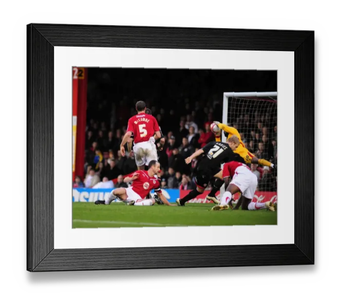 Framed Print : Bristol City vs Sheffield United: A Football Showdown - Season 09-10 Framed Print : Bristol City vs Sheffield United: A Football Showdown - Season 09-10