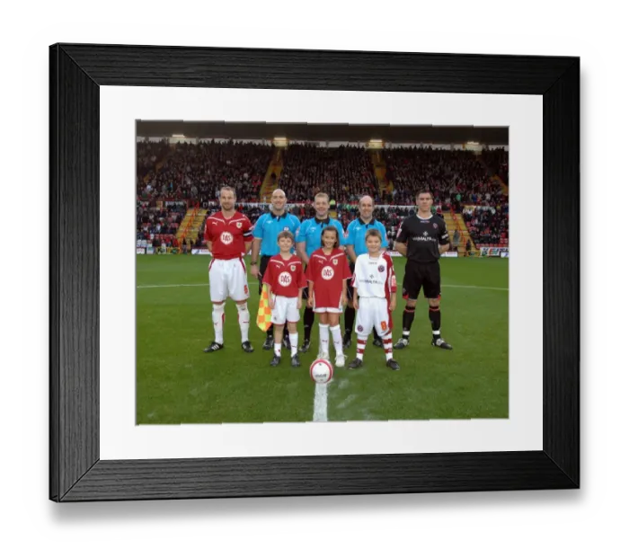 Framed Print : Bristol City vs Sheffield United: A Football Rivalry Unfolds - 09-10 Season Showdown Framed Print : Bristol City vs Sheffield United: A Football Rivalry Unfolds - 09-10 Season Showdown