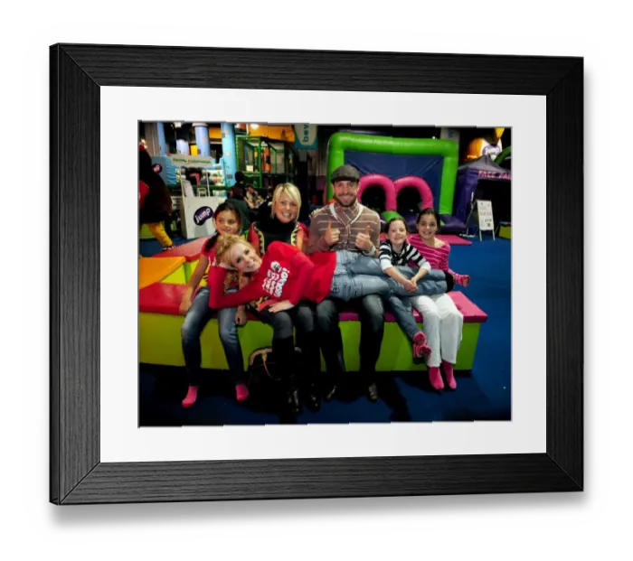 Framed Print : Bristol City First Team's Jumping Joyous Christmas Party 09-10