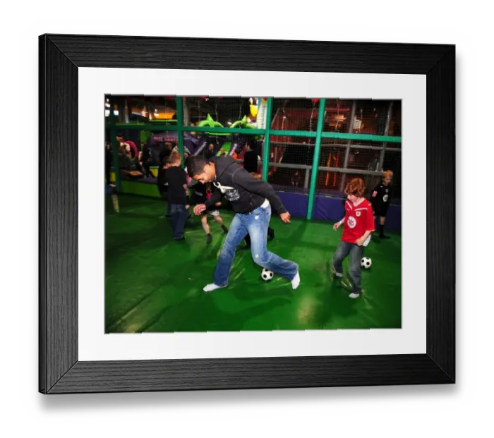 Framed Print : Bristol City First Team's 09-10 Season Holiday Party at Jump