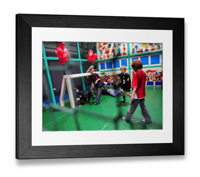 Framed Print : City Redz Christmas Party at Jump (09-10) - Holiday Cheer with Bristol City First Team