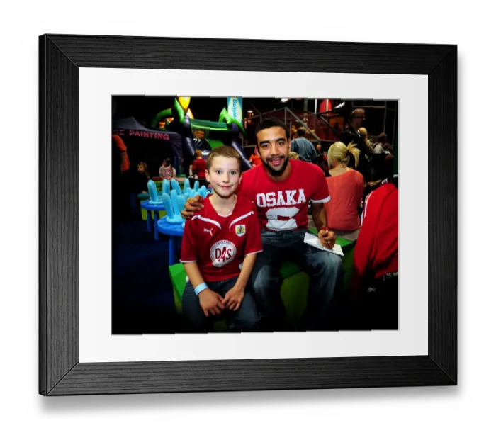 Framed Print : Bristol City First Team: 09-10 Season - Jolly Jumping Christmas Party Framed Print : Bristol City First Team: 09-10 Season - Jolly Jumping Christmas Party
