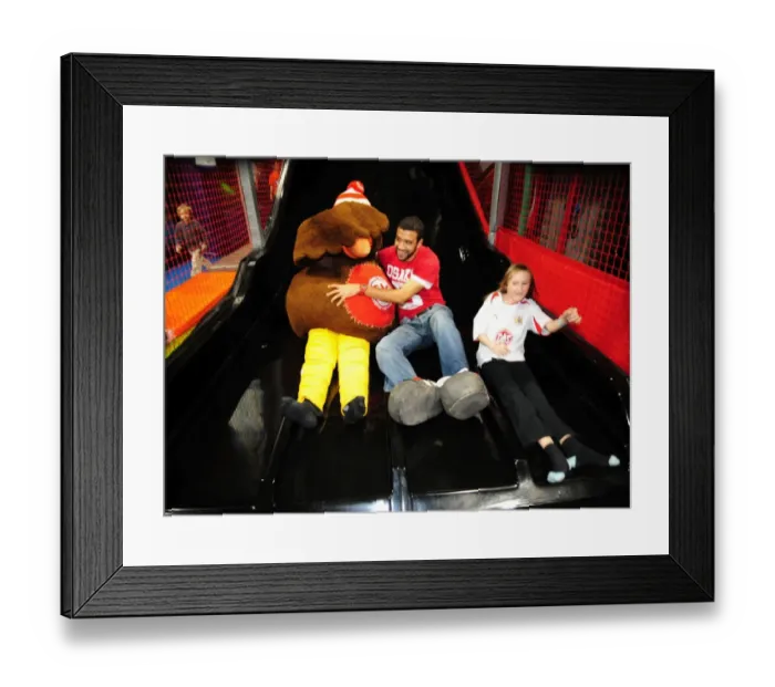 Framed Print : Bristol City First Team: Jolly Holiday at Jump - A Fun-Filled Christmas Party, Season 09-10