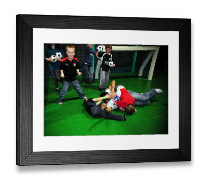 Framed Print : Bristol City First Team Holiday Cheer: 09-10 Season Party at Jump