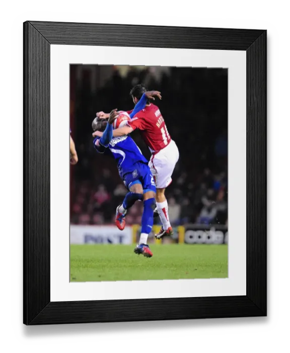 Framed Print : Bristol City vs Ipswich Town: A Football Showdown - Season 09-10 Framed Print : Bristol City vs Ipswich Town: A Football Showdown - Season 09-10