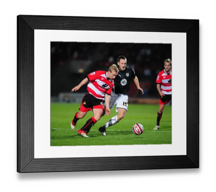 Framed Print : Bristol City vs. Doncaster Rovers: A Football Rivalry - Season 09-10