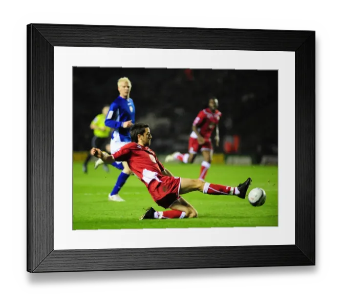 Framed Print : Leicester City vs. Bristol City: A Season 09-10 Showdown