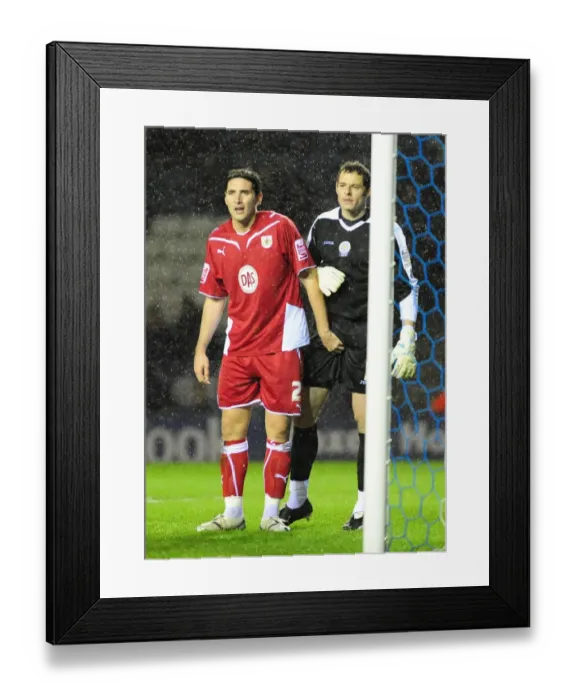 Framed Print : Bristol City vs. Leicester City: A Football Rivalry - Season 09-10