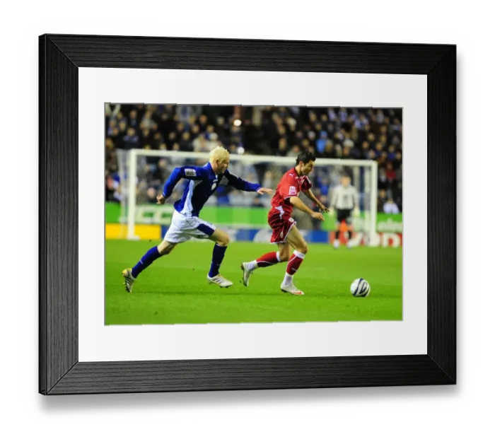 Framed Print : Bristol City vs. Leicester City: A Football Rivalry - Season 09-10