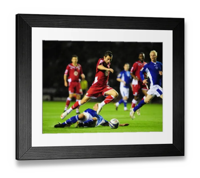 Framed Print : Leicester City vs. Bristol City: A Season 09-10 Showdown - Clash of First Teams Framed Print : Leicester City vs. Bristol City: A Season 09-10 Showdown - Clash of First Teams