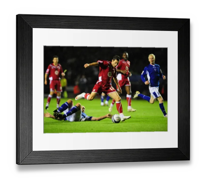 Framed Print : Leicester City vs. Bristol City: A Season 09-10 Showdown - Clash of First Teams Framed Print : Leicester City vs. Bristol City: A Season 09-10 Showdown - Clash of First Teams