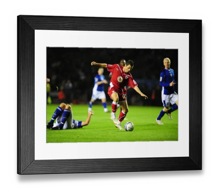 Framed Print : Clash of Champions: Leicester City vs. Bristol City, Season 09-10