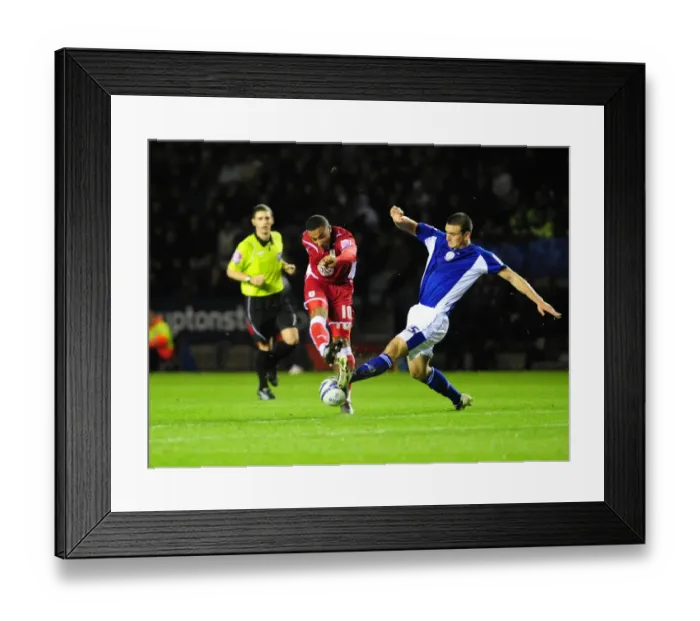 Framed Print : Clash of Champions: Leicester City vs. Bristol City - Season 09-10