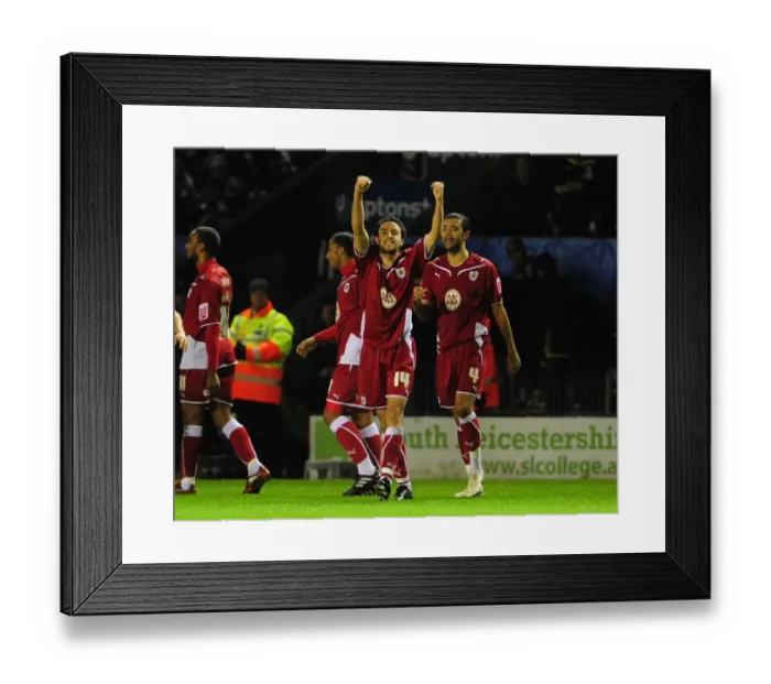 Framed Print : Clash of Titans: Leicester City vs. Bristol City - Season 09-10 Framed Print : Clash of Titans: Leicester City vs. Bristol City - Season 09-10