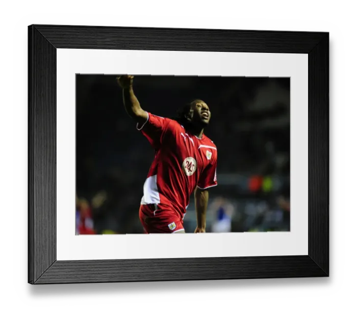 Framed Print : Evander Sno's E electric Goal Celebration: Leicester City vs. Bristol City Framed Print : Evander Sno's E electric Goal Celebration: Leicester City vs. Bristol City