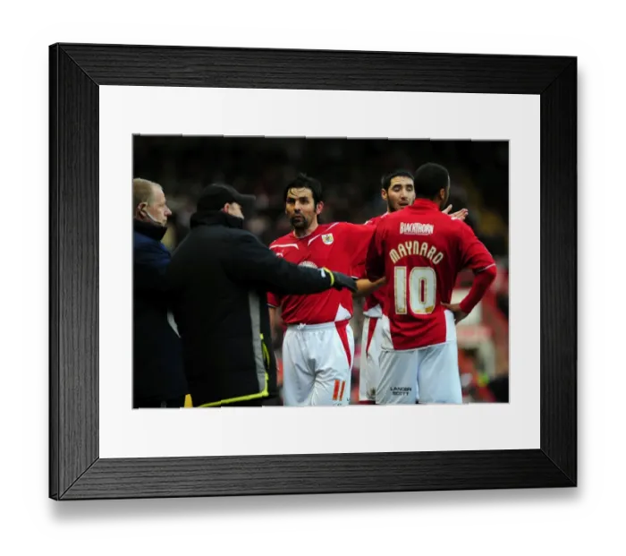 Framed Print : Bristol City vs Reading: Clash of the First Teams - 09-10 Season Framed Print : Bristol City vs Reading: Clash of the First Teams - 09-10 Season