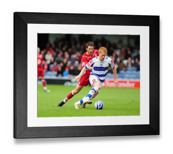 Framed Print : Battle of the West Country: QPR vs. Bristol City - Season 09-10