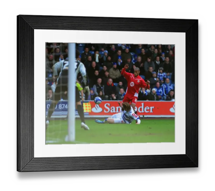 Framed Print : Battle of the West Country: QPR vs. Bristol City - Season 09-10