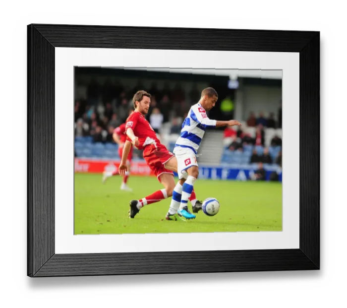 Framed Print : Battle of the West Country: QPR vs. Bristol City - Season 09-10