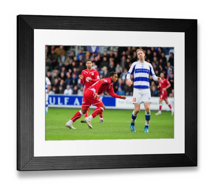 Framed Print : Battle of the West Country: QPR vs. Bristol City - Season 09-10