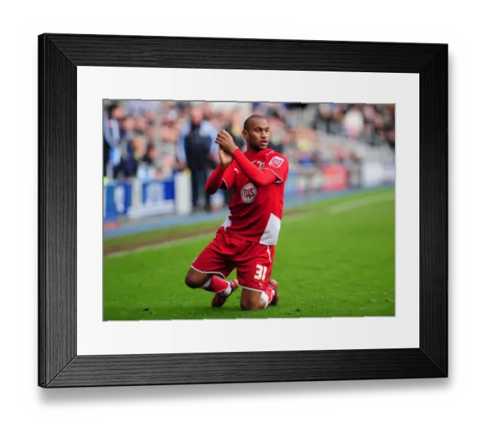 Framed Print : A Football Rivalry: QPR vs. Bristol City - Battle of the West Country: Season 09-10