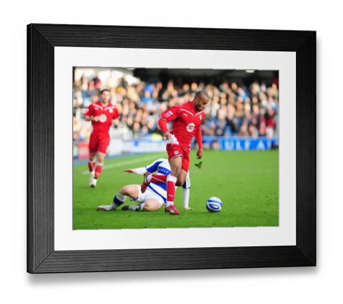 Framed Print : Battle of the West Country: QPR vs. Bristol City - Season 09-10