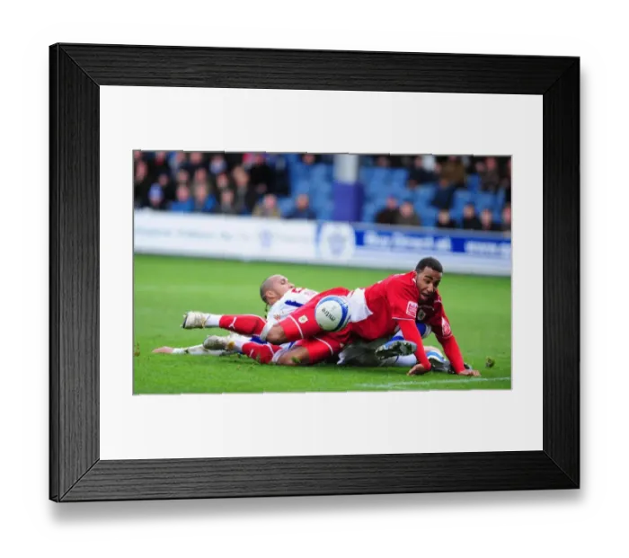 Framed Print : Battle of the West Country: QPR vs. Bristol City - Season 09-10