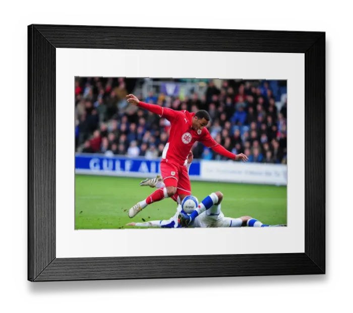 Framed Print : Battle of the West Country: QPR vs. Bristol City - Season 09-10